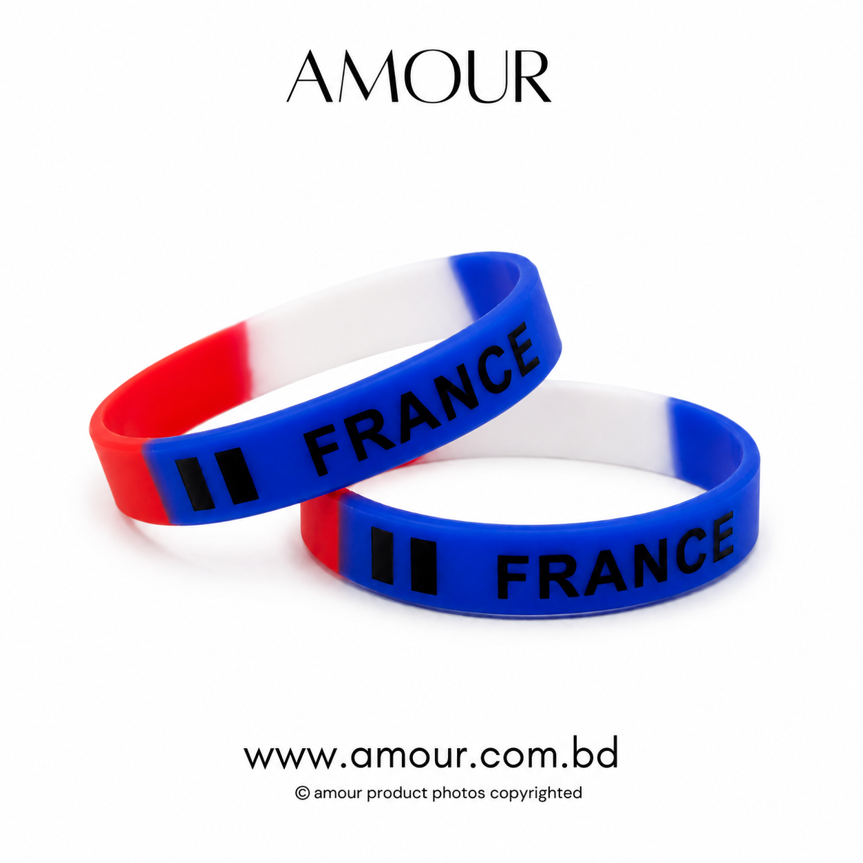 France Wristband (2Pcs)