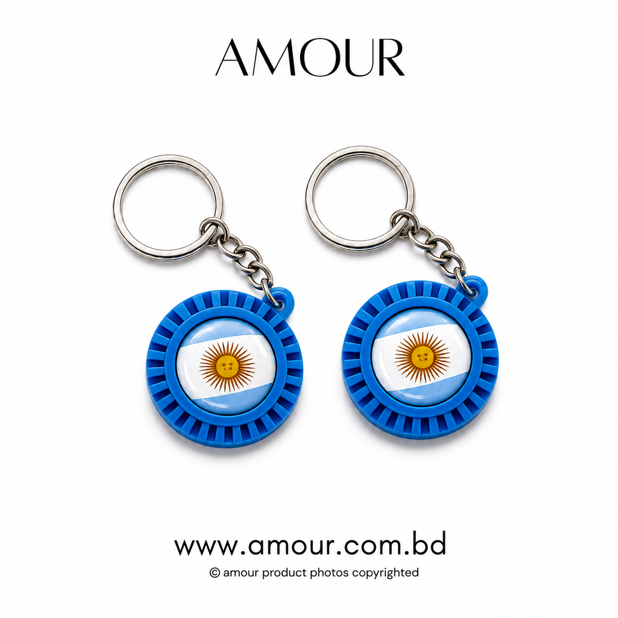Argentina Keychain (2Pcs)