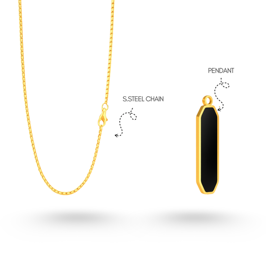 Flat Glass Pendant (GOLD)