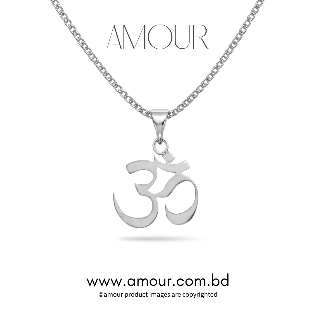OM Locket (SILVER) AmourBD.shop