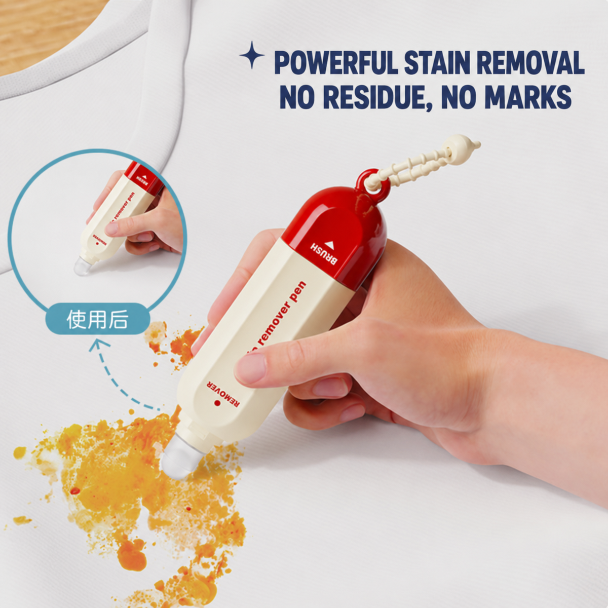 Stain Removal Magic Tool for White T-Shirts