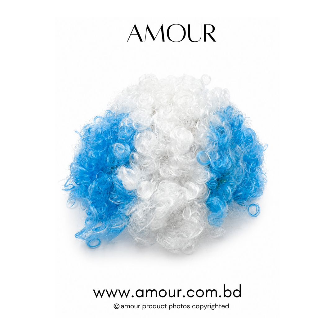 Argentina Flag Wig