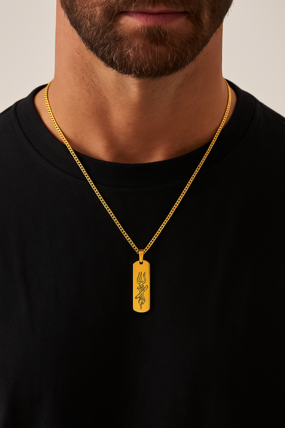 Trishul Pendant (GOLD) AmourBD.shop