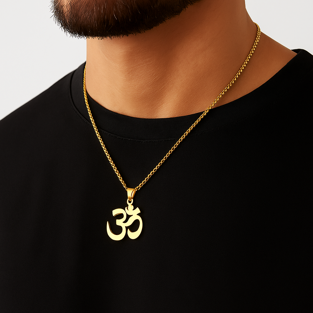 OM Locket (GOLD) AmourBD.shop