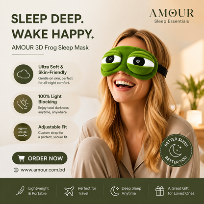 Sleeping Frog Eye Mask