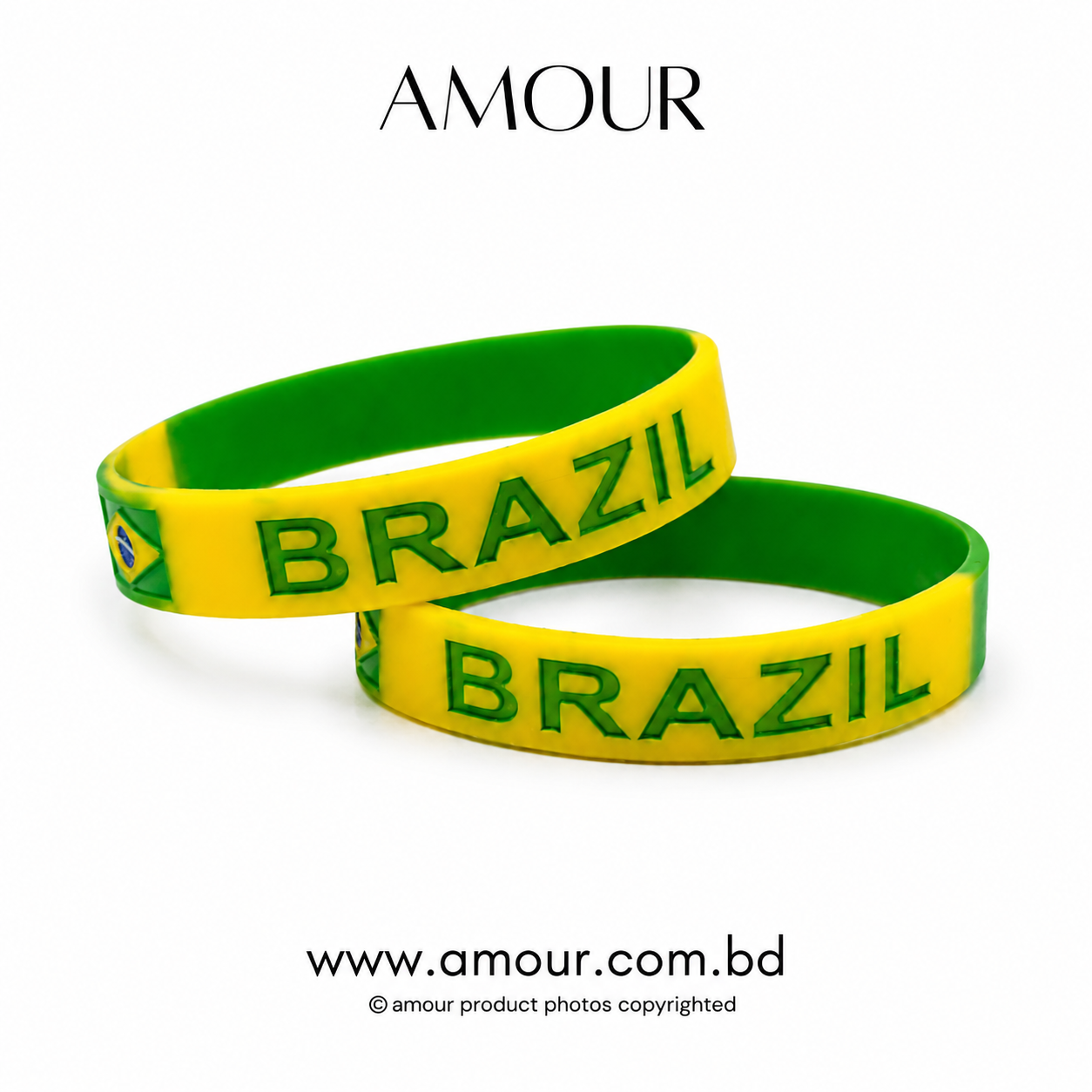 Brazil Wristband (2Pcs)