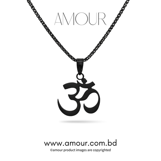 OM Locket (BLACK)
