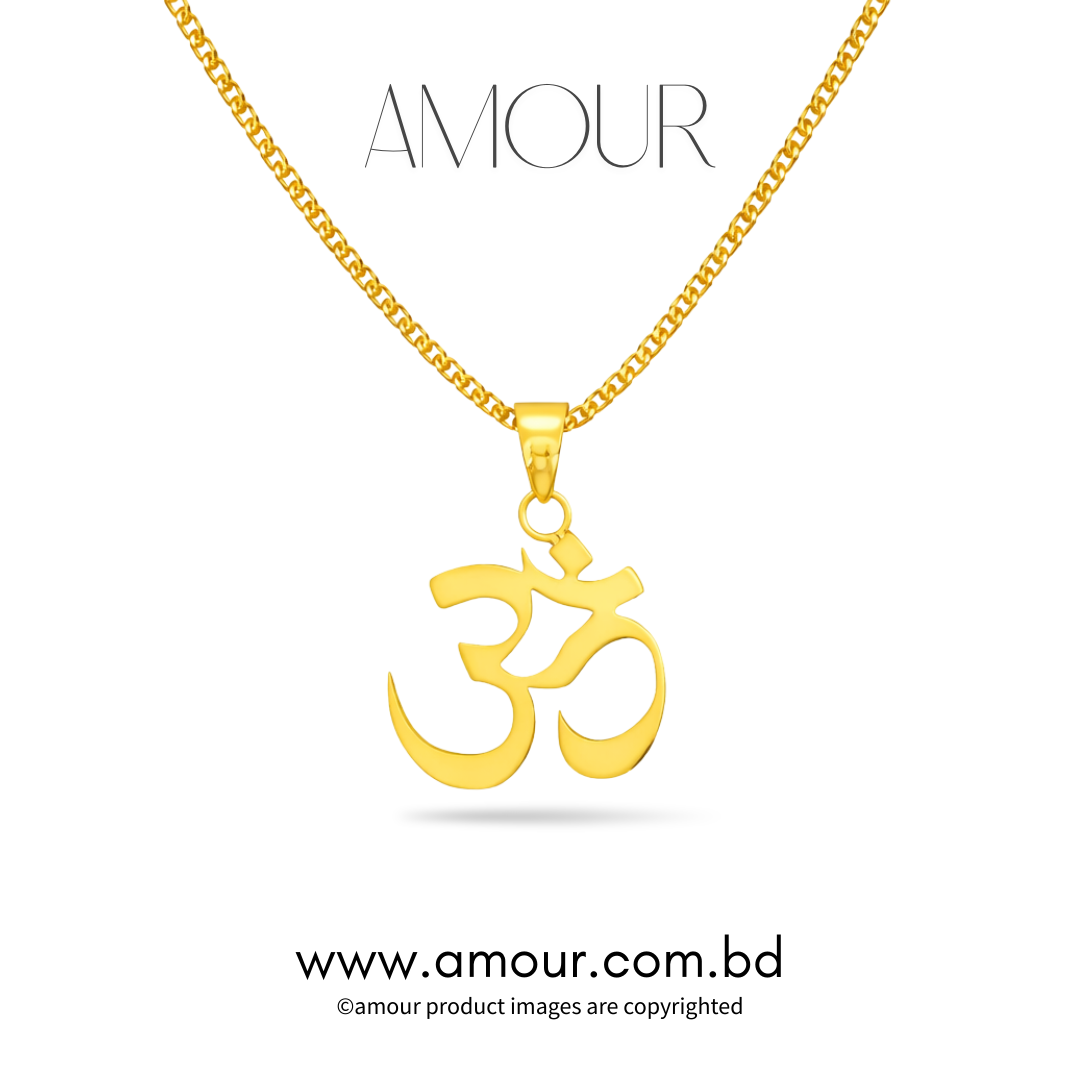 OM Locket (GOLD) AmourBD.shop