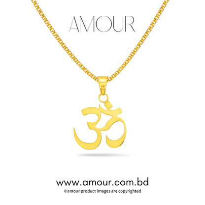 OM Locket (GOLD) AmourBD.shop