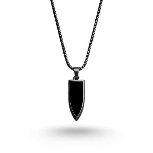 Titan Shield Pendant (BLACK)