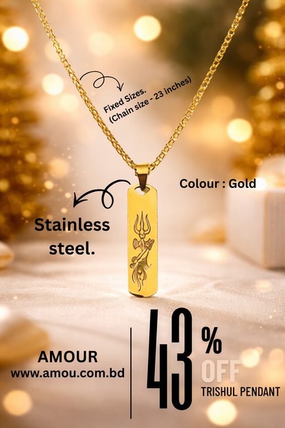 Trishul Pendant (GOLD)