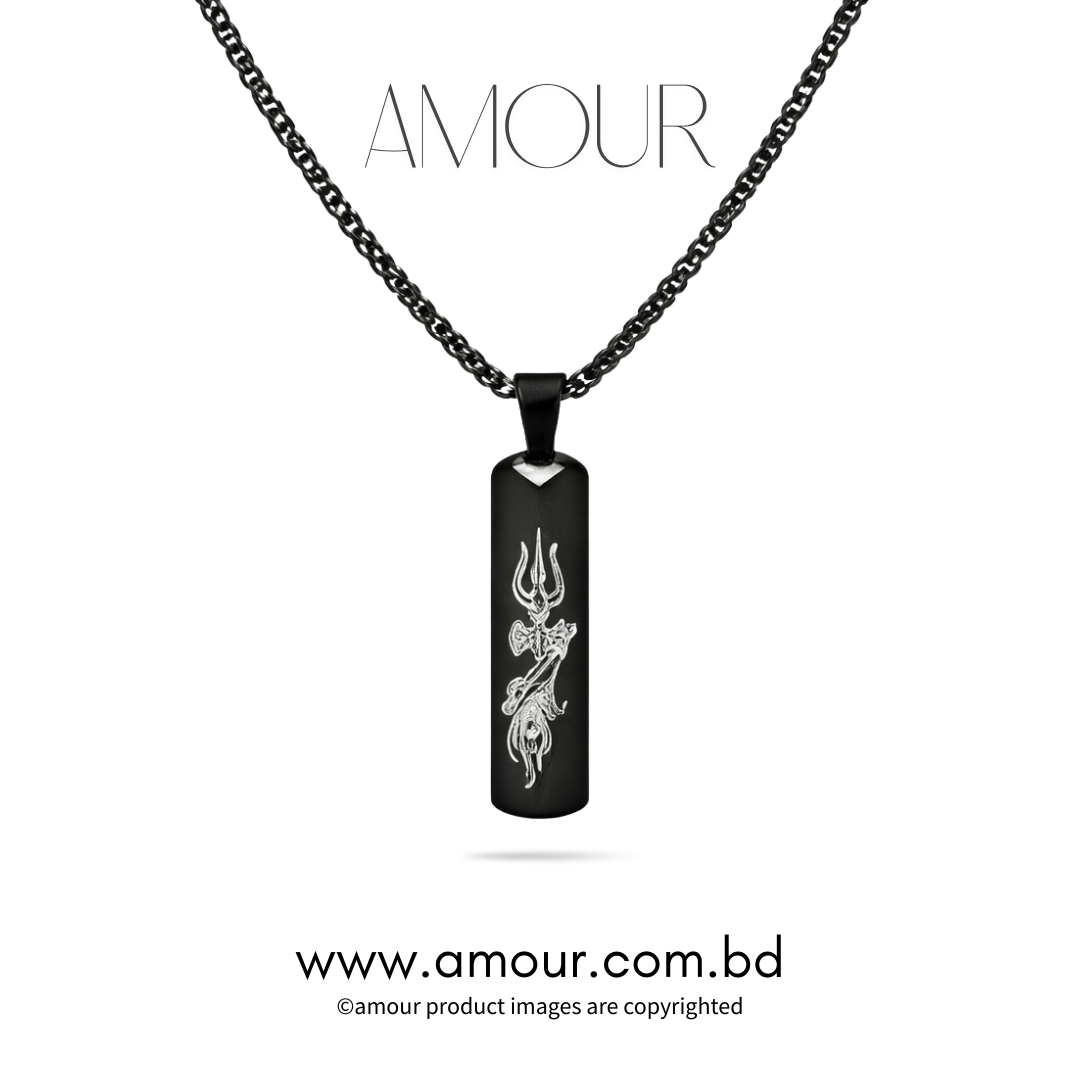 Trishul Pendant (BLACK)