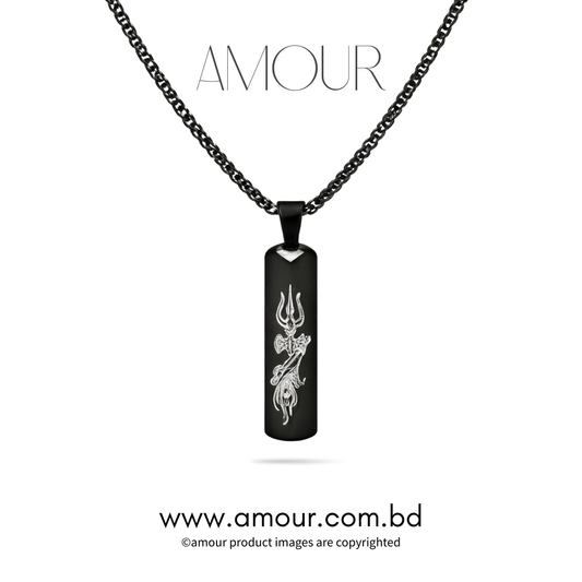Trishul Pendant (BLACK)