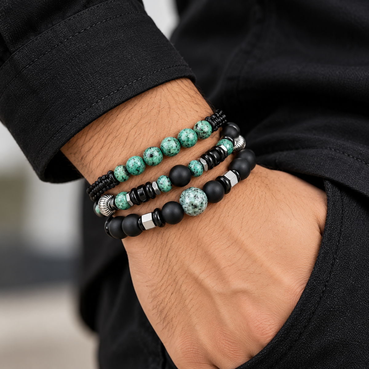 Green Stone Bracelet