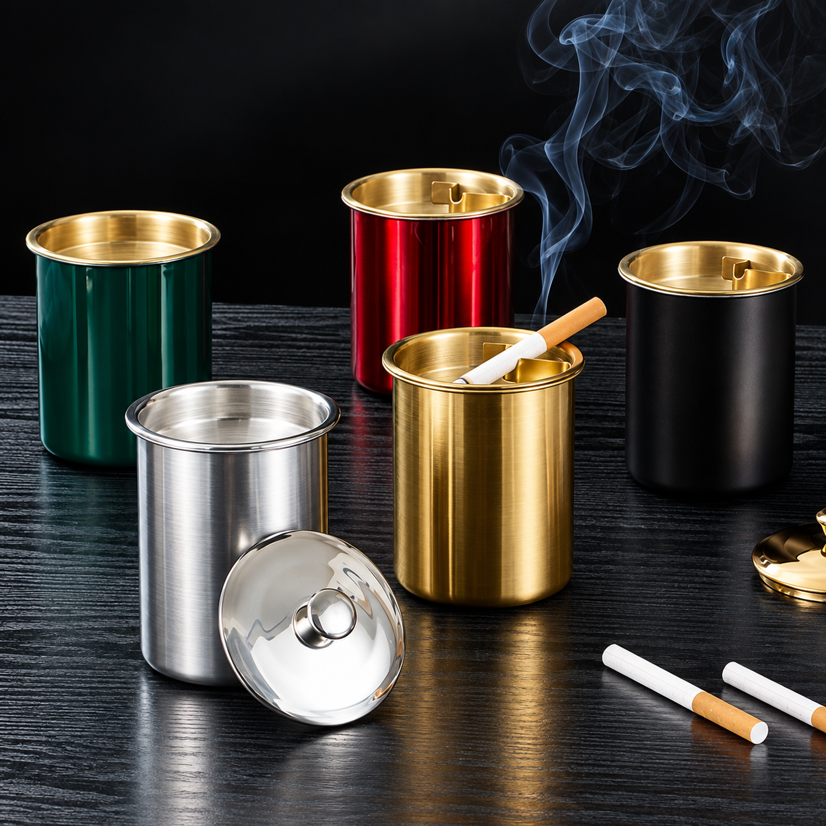 Glass Coffee Ashtray