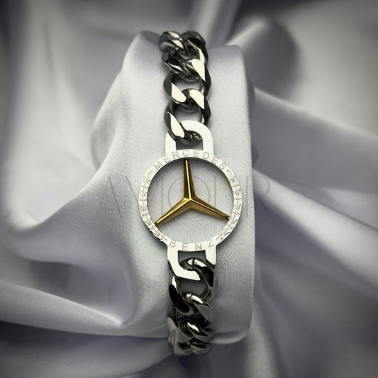 Mercedes Chain Bracelet (SILVER)