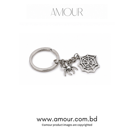 Spider Web Keychain