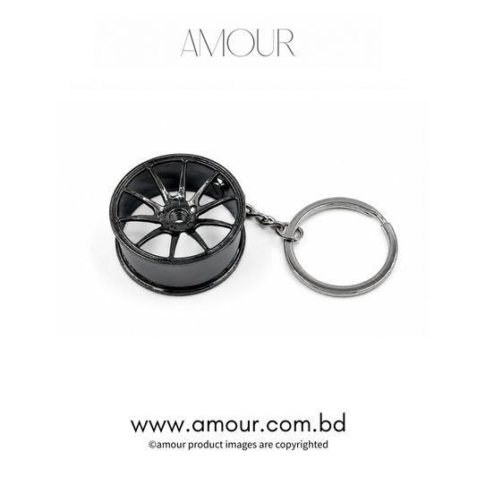 Car Wheel Keychain