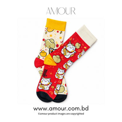 Happy Cat Socks II SS-20