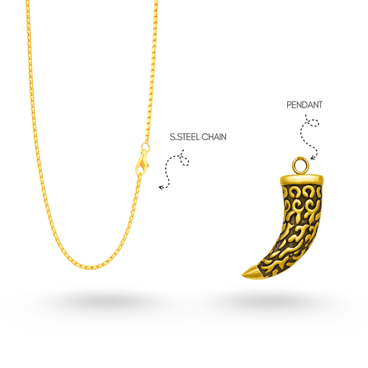 Tiger Teeth Pendant (GOLD)