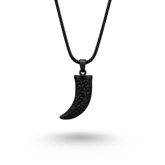 Tiger Teeth Pendant (BLACK)
